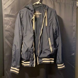 Navy Blue Windbreaker